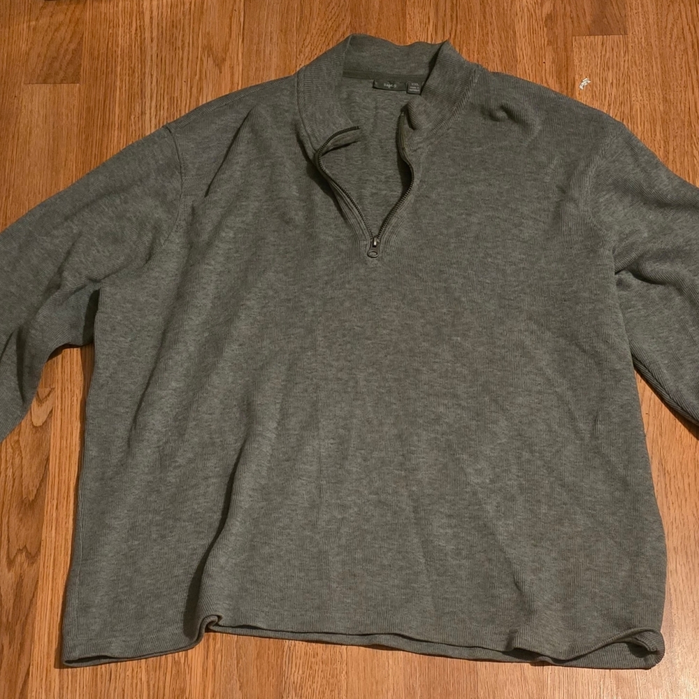 Apt. 9 Gray Zip Up Sweater